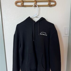 Rip Curl Black womens Hoodie with 'Hawaii' Chest Logo